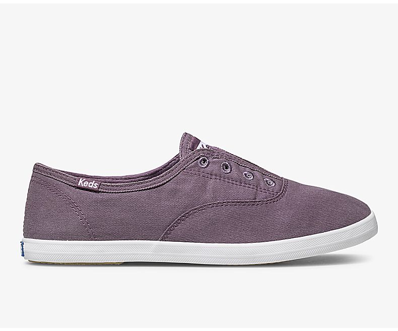 Keds Womens Purple Slip On Shoes - Keds Chillax Washable 896LDQEKT